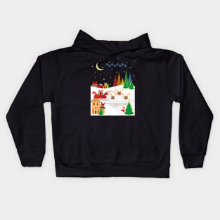 Christmas town Kids Hoodie